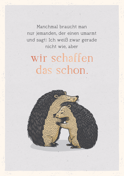 ...wir schaffen das schon.