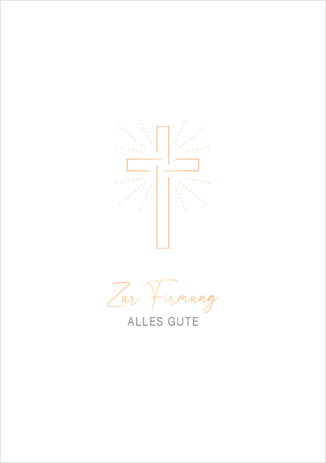 Zur Firmung alles Gute