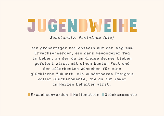 Jugendweihe