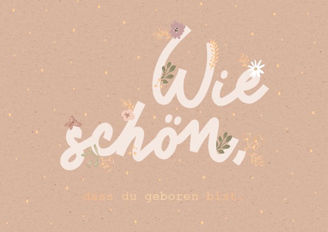 Wie schön...