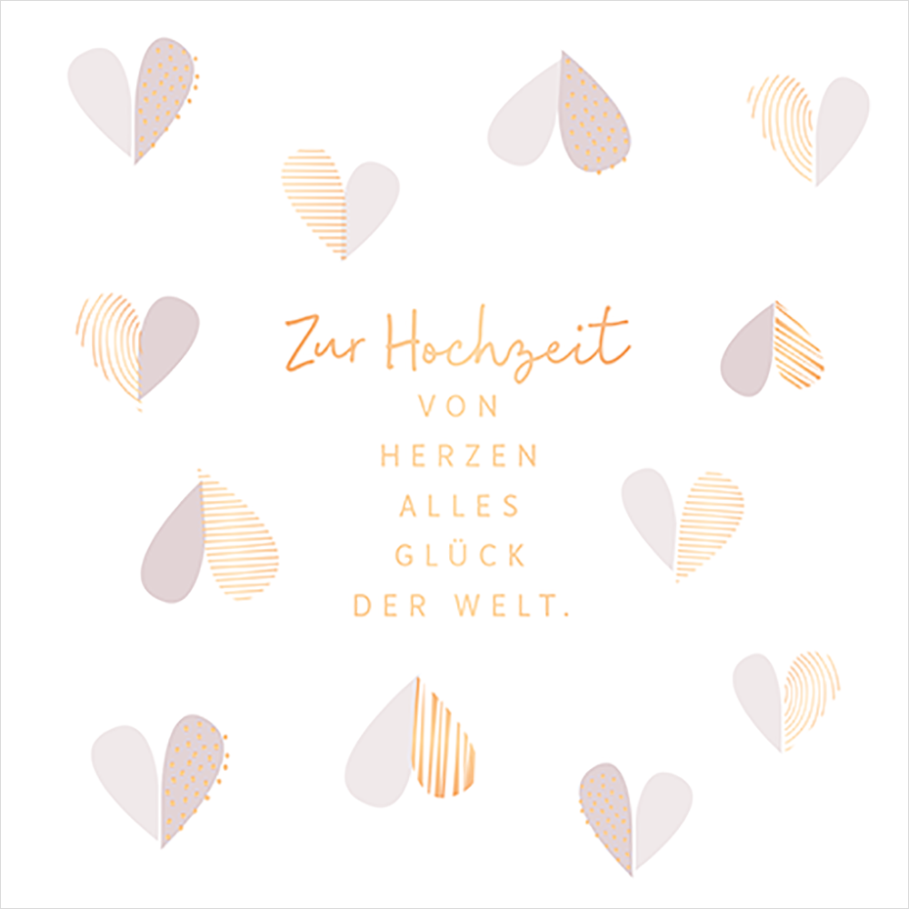 Zur Hochzeit...