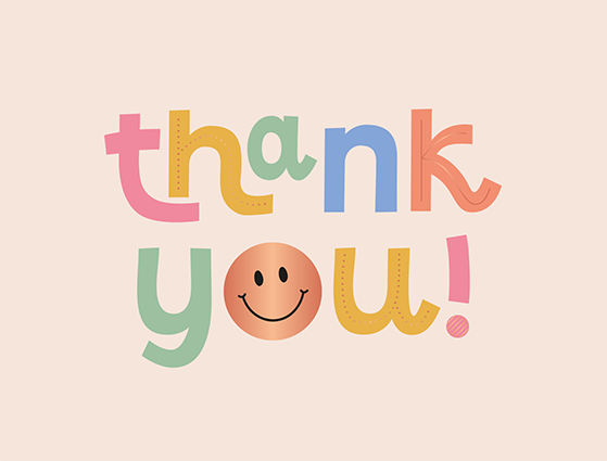 thank you! ❤️ Grafik Werkstatt