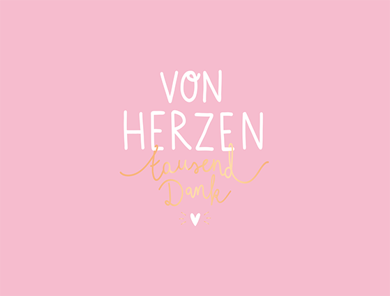 Von Herzen...