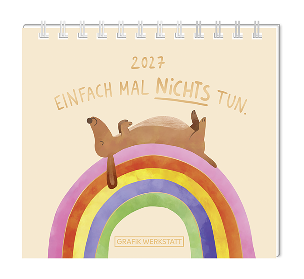 Einfach mal nichts tun.