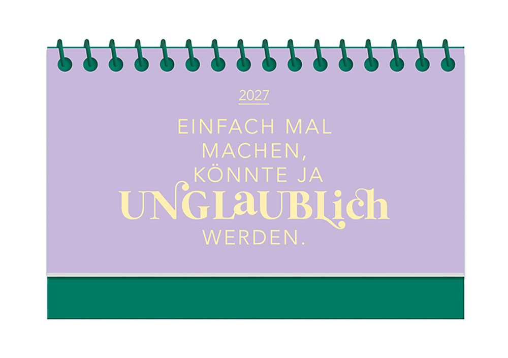 Einfach mal machen...