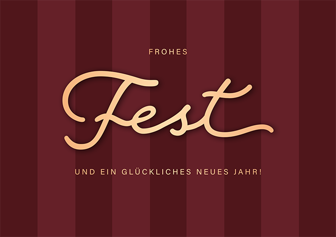 Frohes Fest...