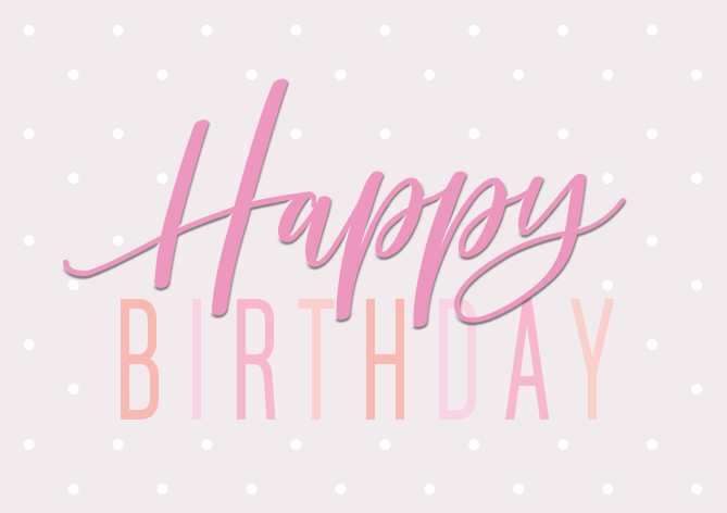 Happy Birthday