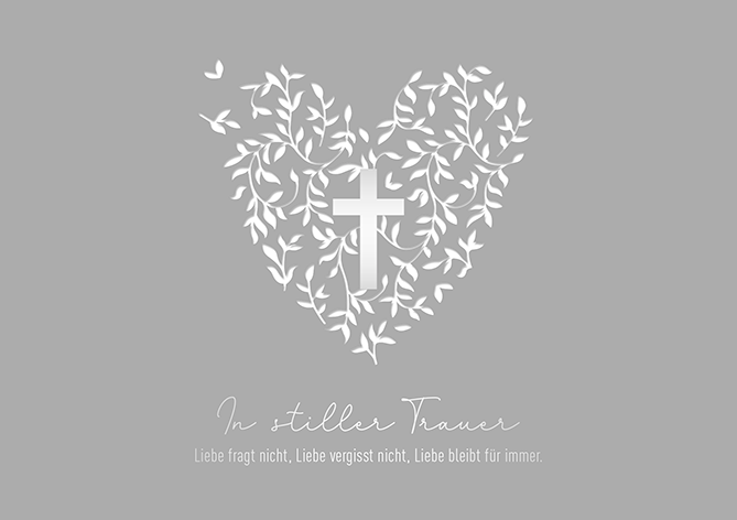 In stiller Trauer