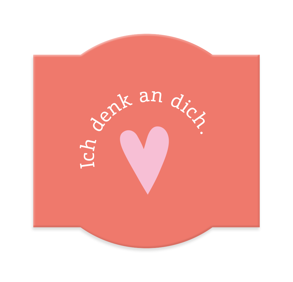 Ich denk an dich. ️ Grafik Werkstatt