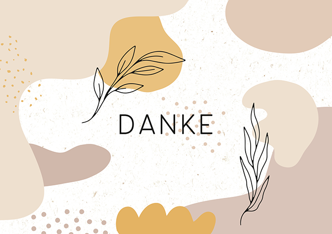 Danke ️ Grafik Werkstatt
