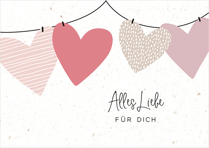 Alles Liebe für dich