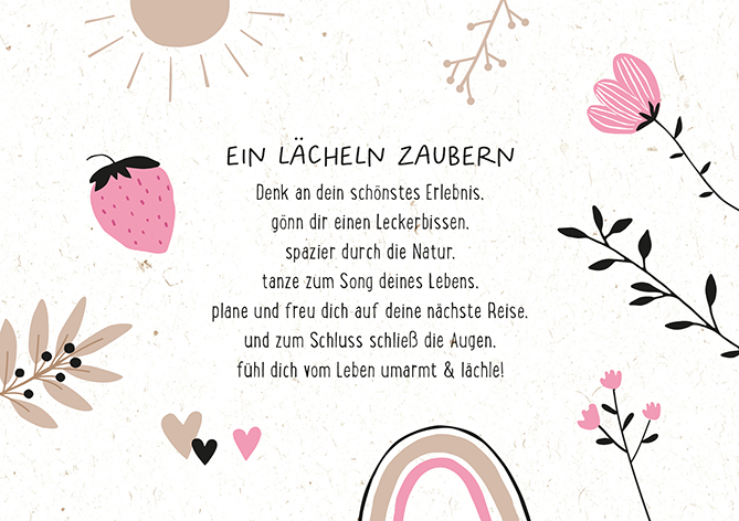 Ein Lächeln zaubern...