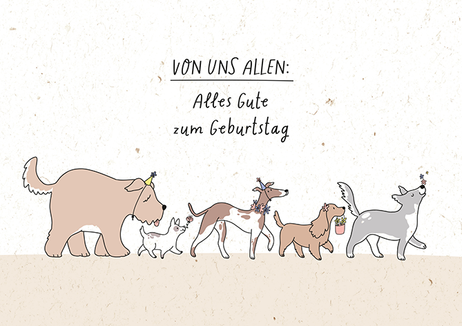 Von uns allen...