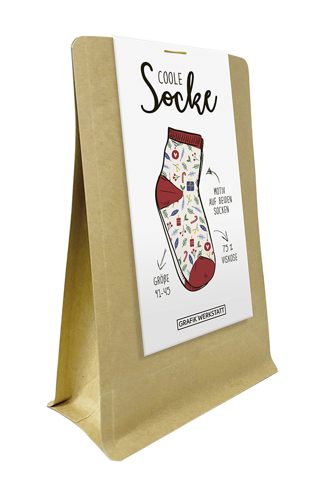 Weihnachtspattern - Größe 41-45