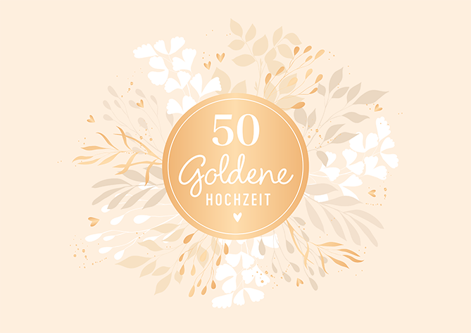 50 Goldene Hochzeit