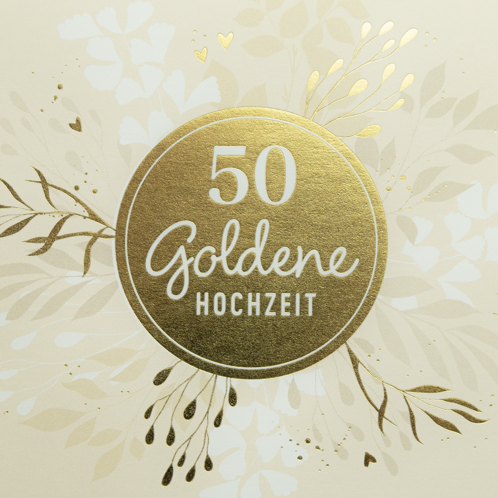 50 Goldene Hochzeit