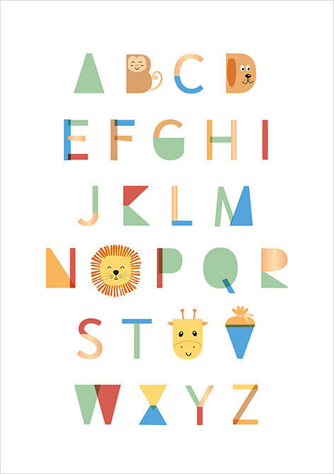 A B C...