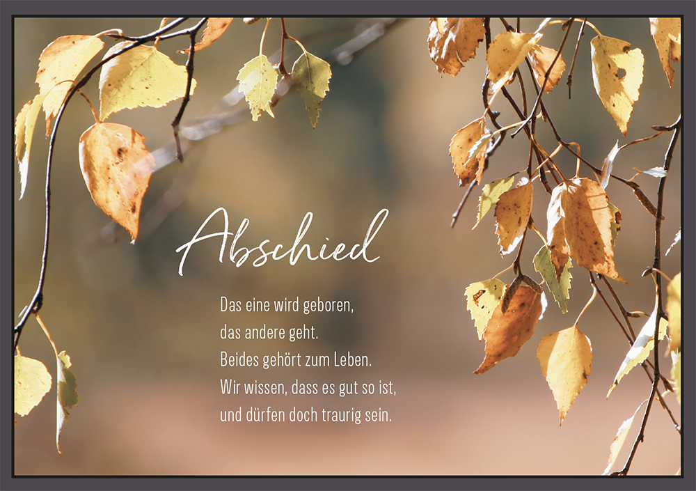 Abschied