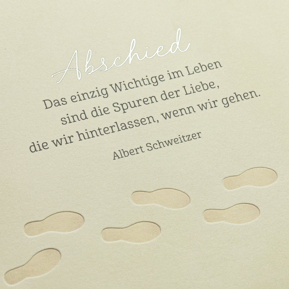 Abschied...