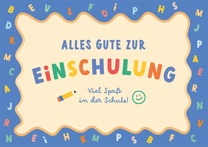 Alles Gute zur Einschulung