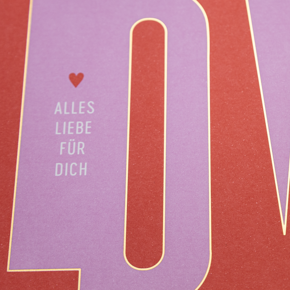 Alles Liebe für dich