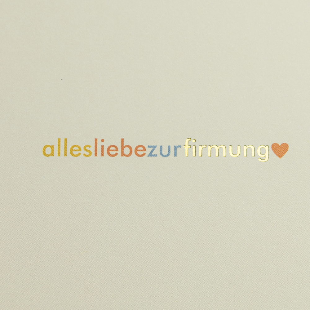 Alles Liebe zur Firmung
