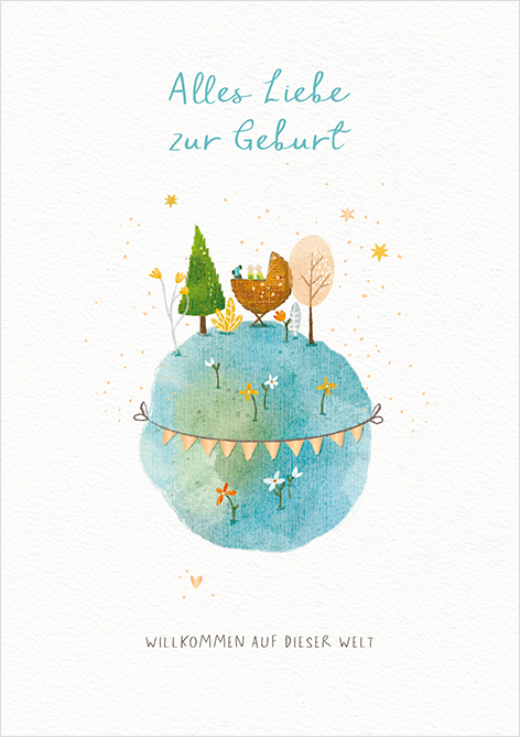 Alles Liebe zur Geburt