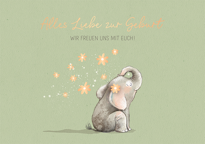 Alles Liebe zur Geburt...