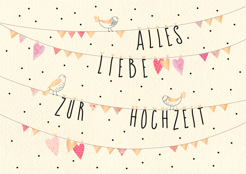 Alles Liebe zur Hochzeit
