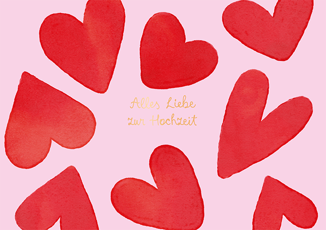 Alles Liebe zur Hochzeit