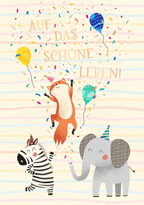 Auf das schöne Leben!