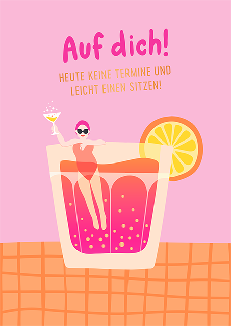 Auf dich!