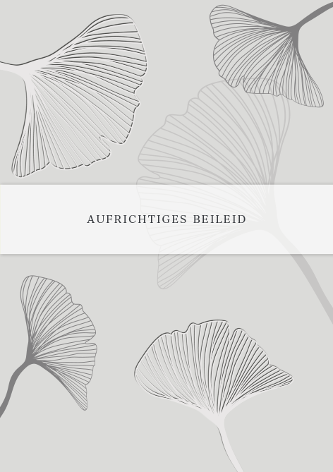 Aufrichtiges Beileid