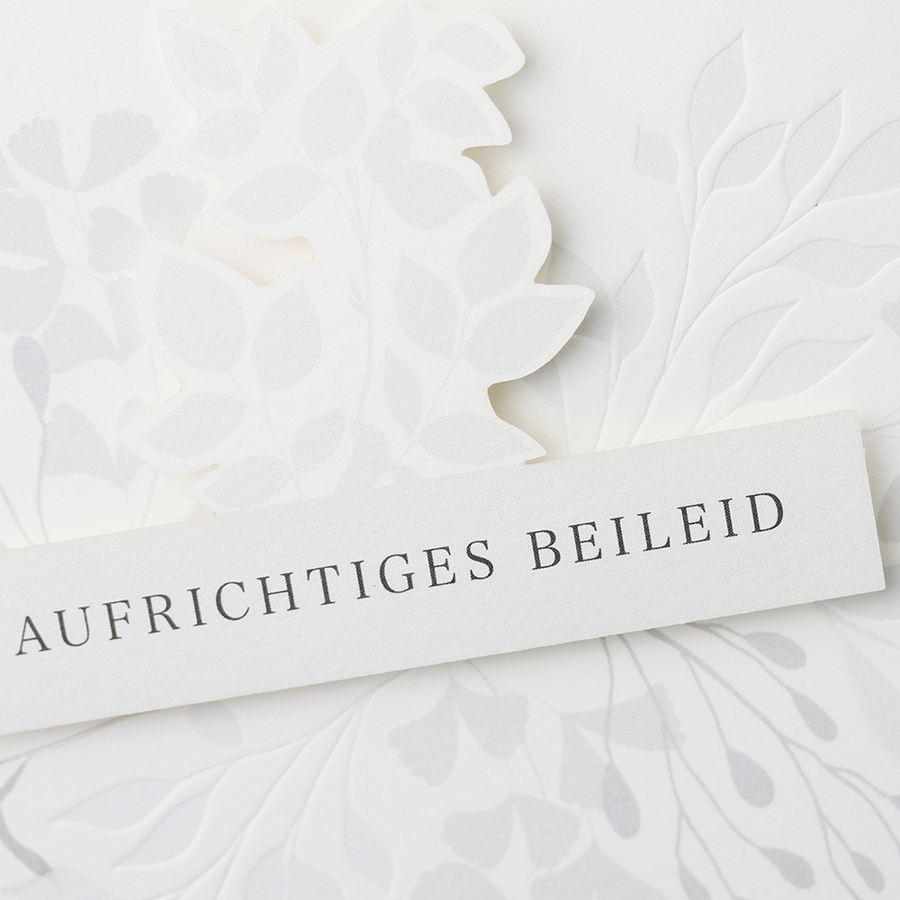 Unser Aufrichtiges Beileid Und Tiefes Mitgefühl