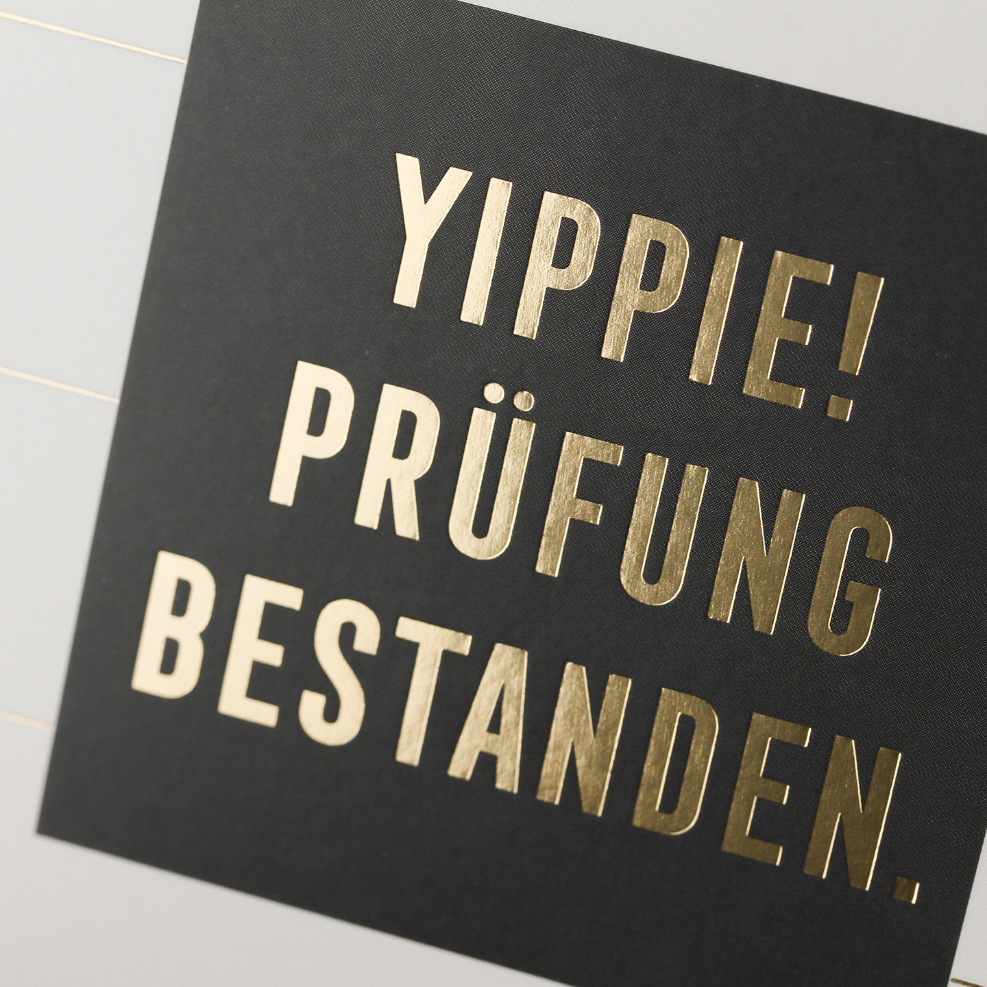 Classic Line Doppelkarte  Goldveredelung