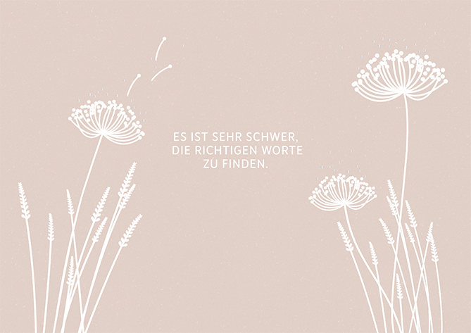Die richtigen Worte...