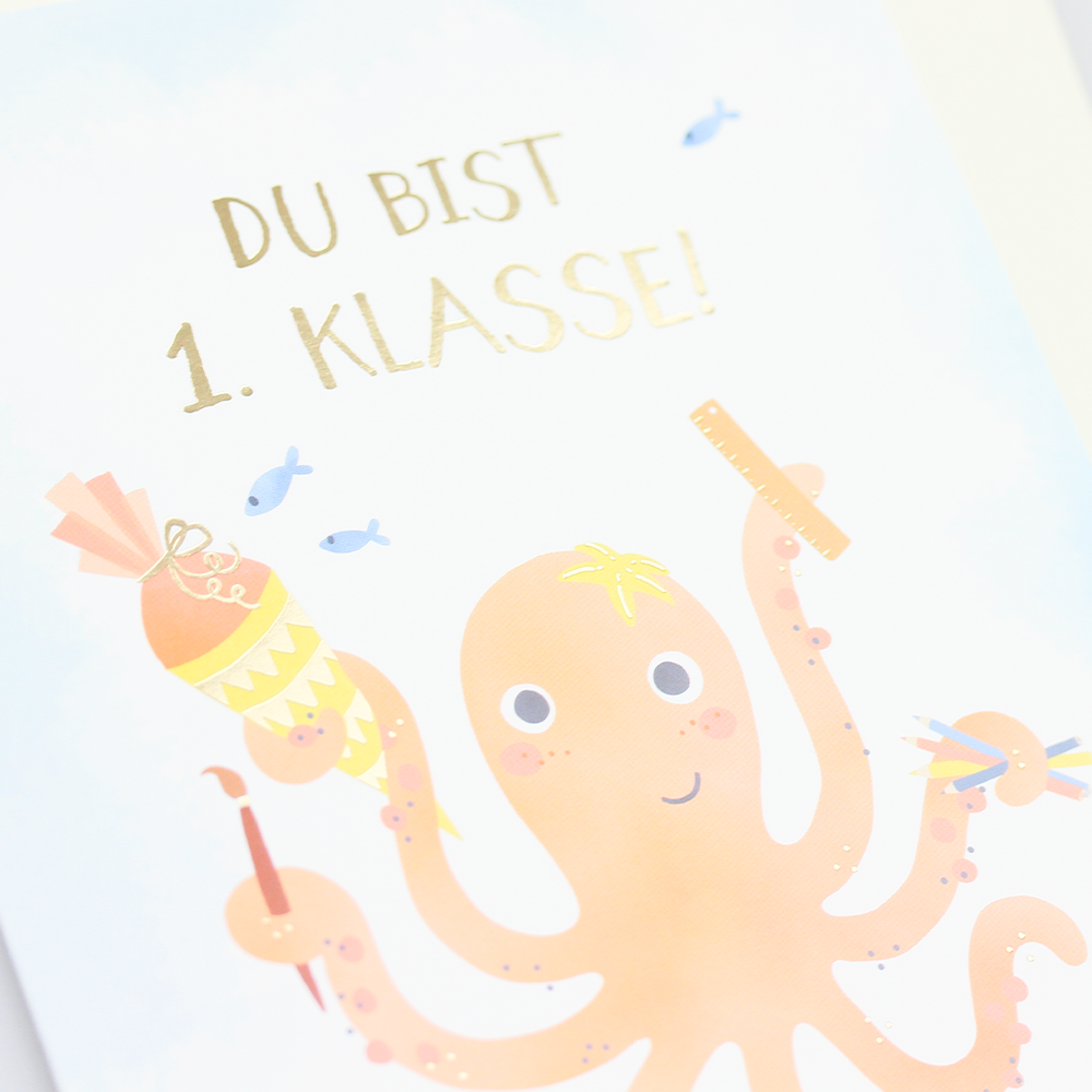 Du bist 1. Klasse!