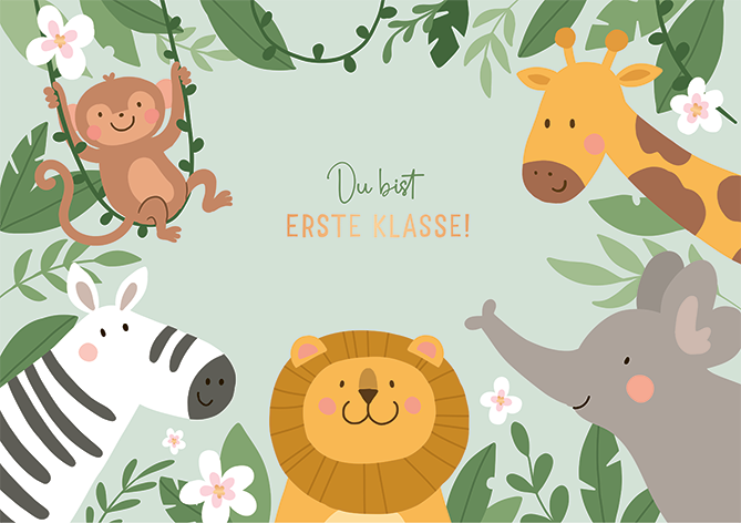 Du bist erste Klasse!