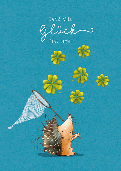 Ganz viel Glück für dich!