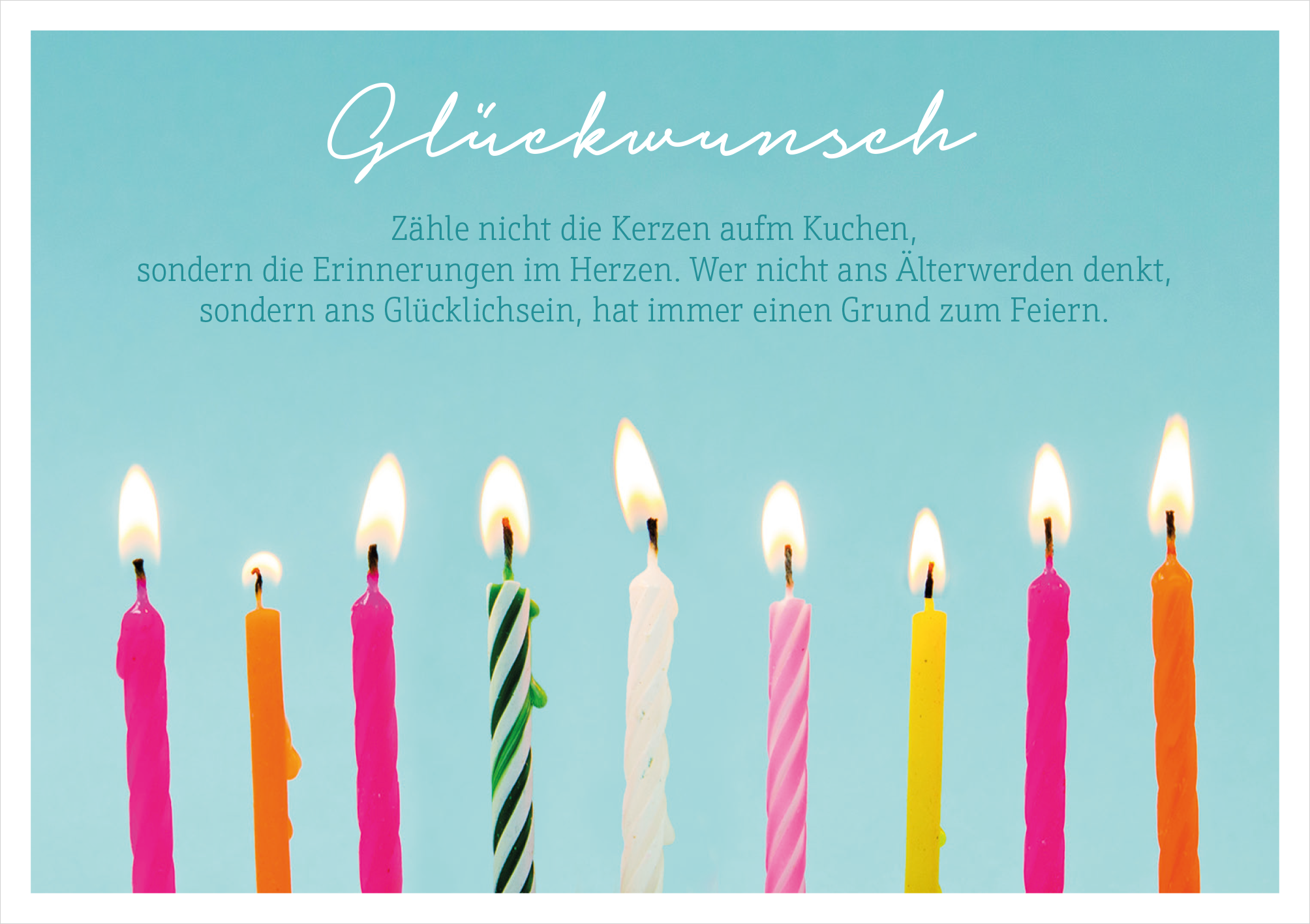 Glückwunsch ️ Grafik Werkstatt