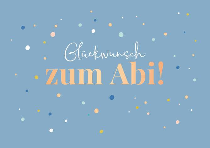 Glückwunsch...