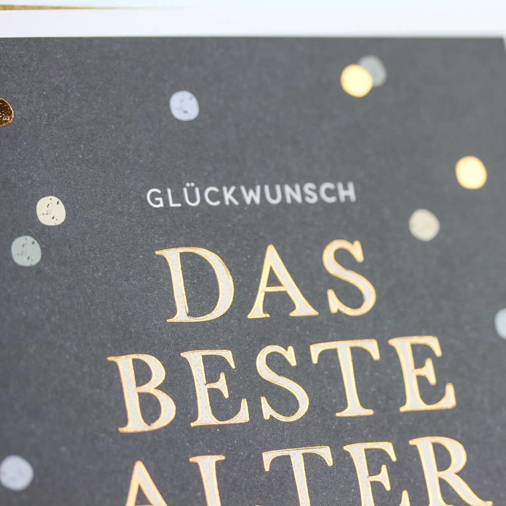 Glückwunsch...