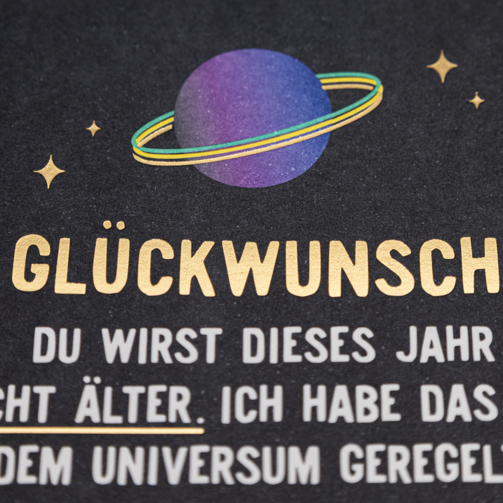 Glückwunsch...