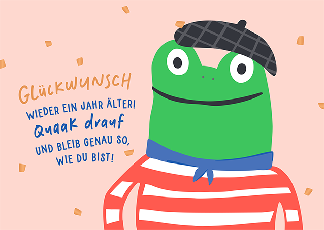 Glückwunsch...