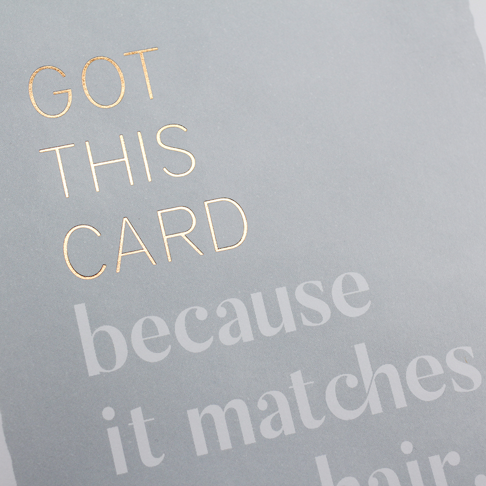 Got this card...