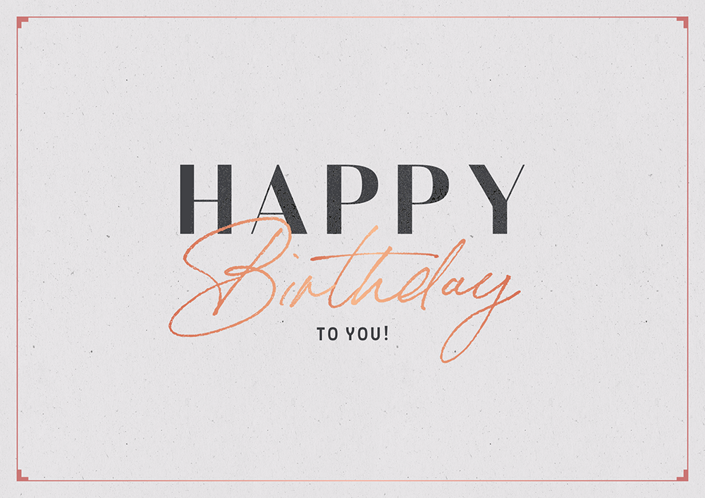 Happy Birthday