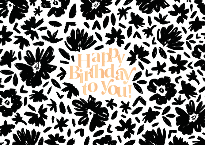 Happy Birthday to you!