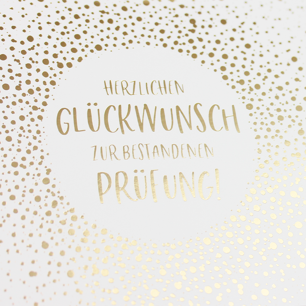 Herzlichen Glückwunsch...