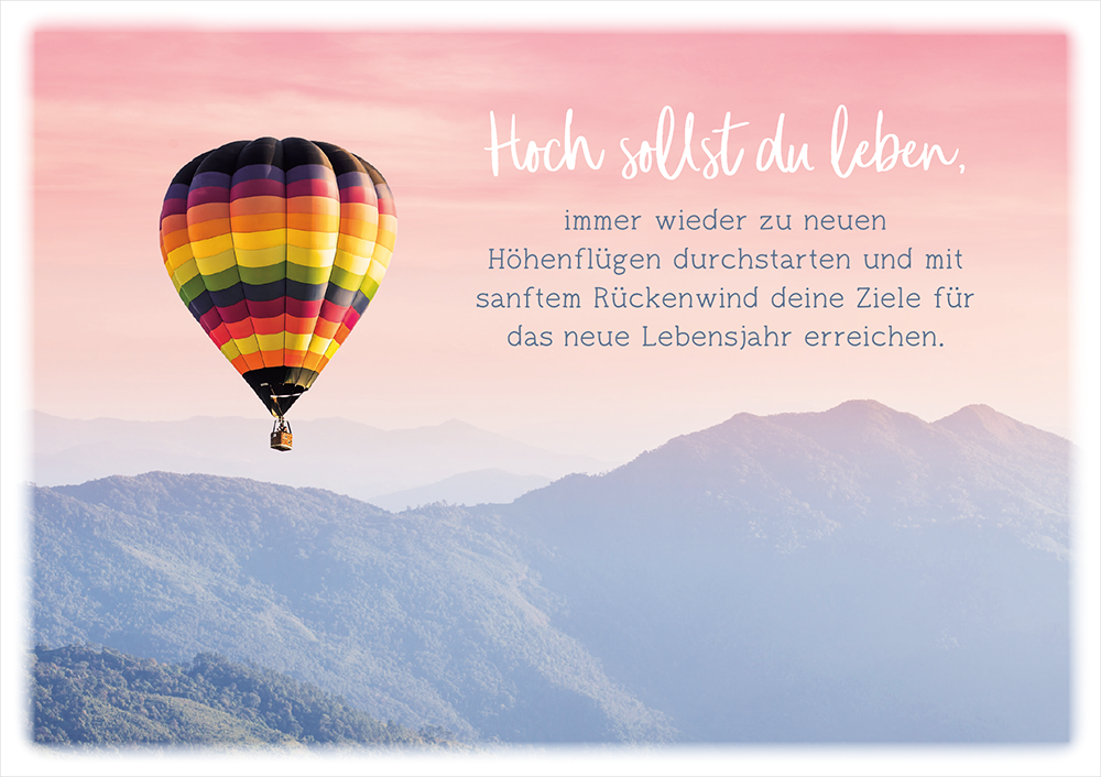 Hoch sollst du leben...