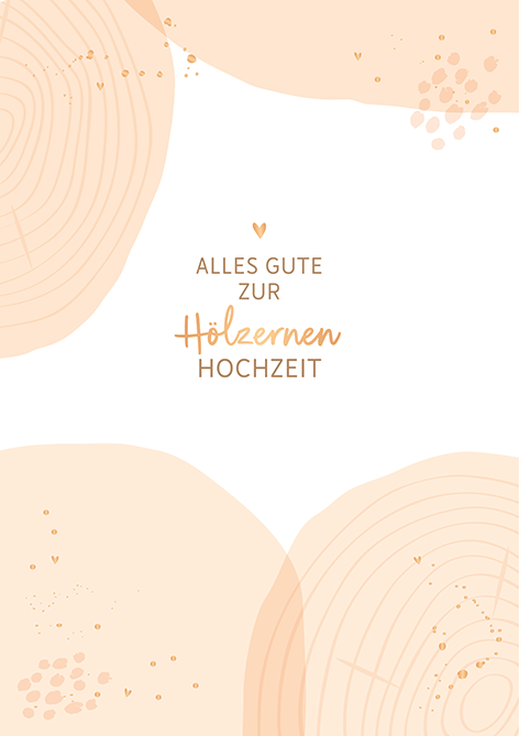 Hölzerne Hochzeit...